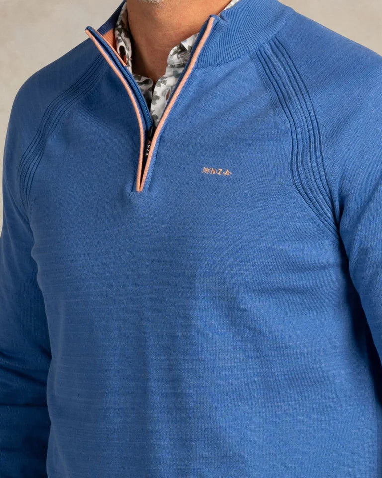 NZA Pullover Cuello Media Cremallera New Zealand Auckland Classic Blue