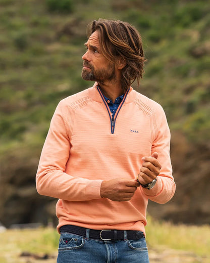 NZA Pullover Cuello Media Cremallera New Zealand Auckland Spring Orange