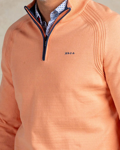 NZA Pullover Cuello Media Cremallera New Zealand Auckland Spring Orange