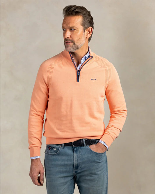 NZA Pullover Cuello Media Cremallera New Zealand Auckland Spring Orange