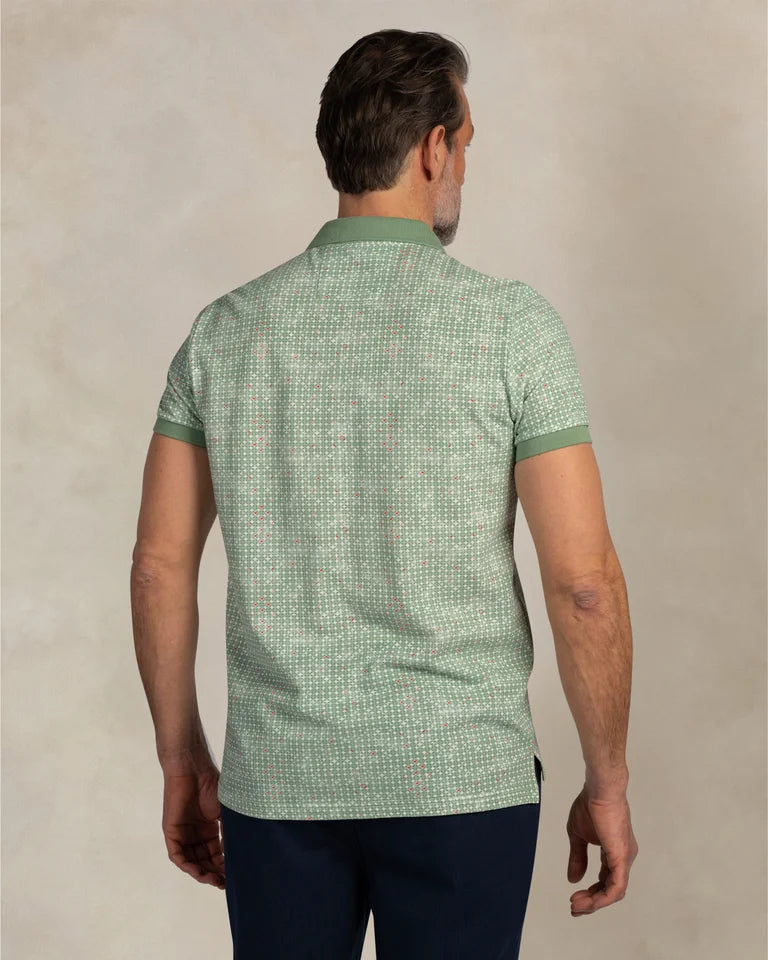 NZA Polo Manga Corta New Zealand Auckland Mist Green