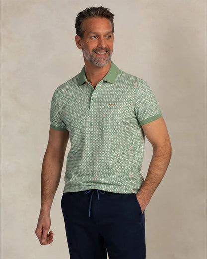NZA Polo Manga Corta New Zealand Auckland Mist Green