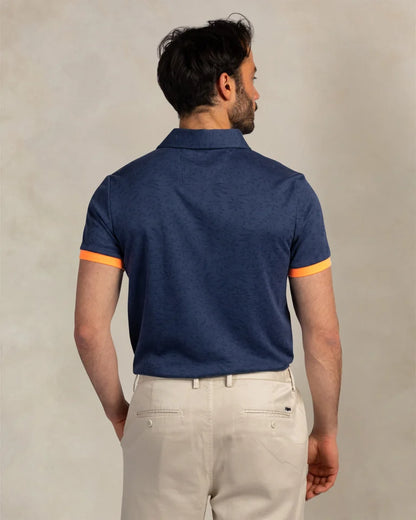 NZA Polo Manga Corta New Zealand Auckland Navy Sky