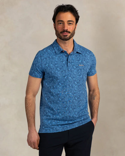 NZA Polo Manga Corta New Zealand Auckland Navy Sky