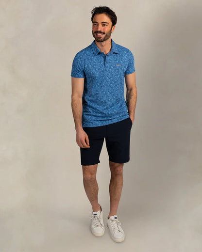 NZA Polo Manga Corta New Zealand Auckland Navy Sky