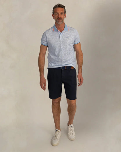 NZA Polo Manga Corta New Zealand Auckland Sunny Blue