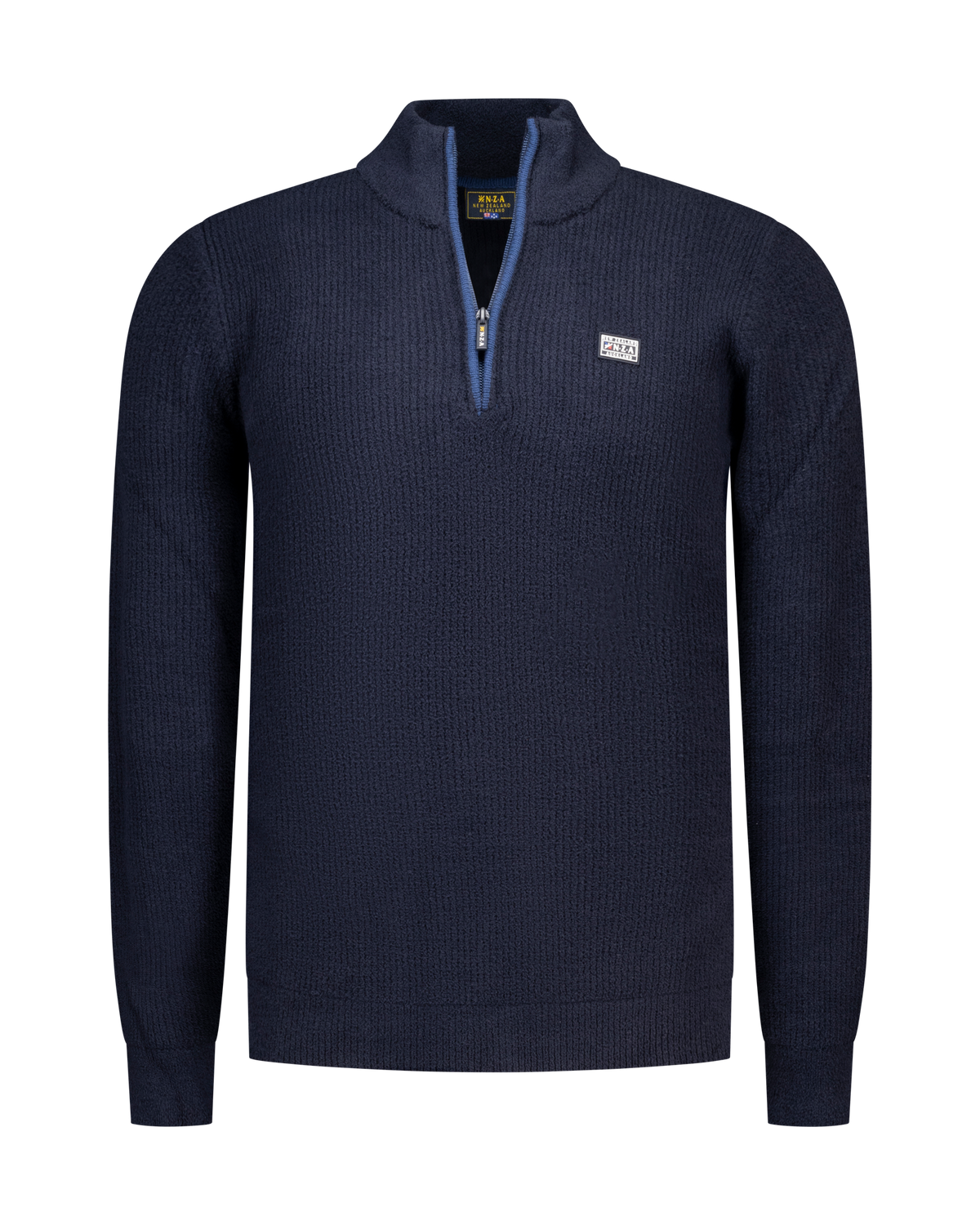 New Zealand Auckland Jersey con Media Cremallera Oxford Navy