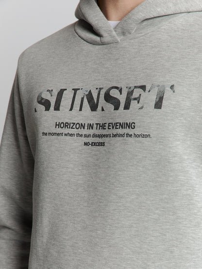 NXS Sudadera Con Capucha No Excess Grey Melange