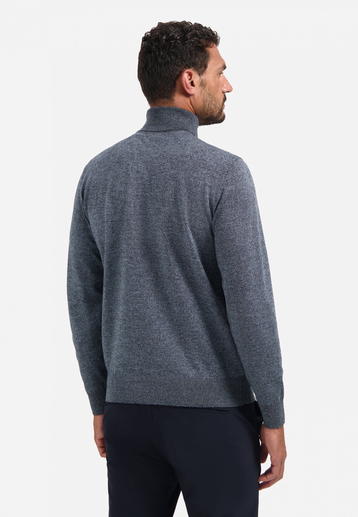 NXS Pullover de Cuello Cisne No Excess Dusty Blue