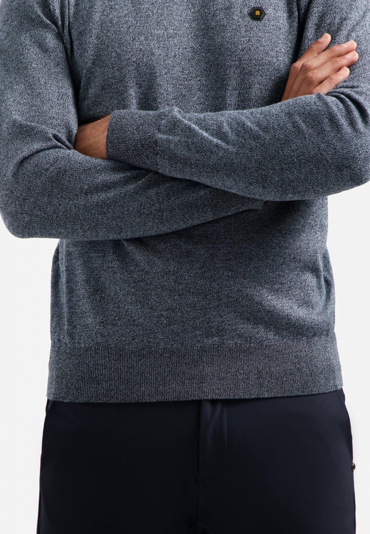 NXS Pullover de Cuello Cisne No Excess Dusty Blue