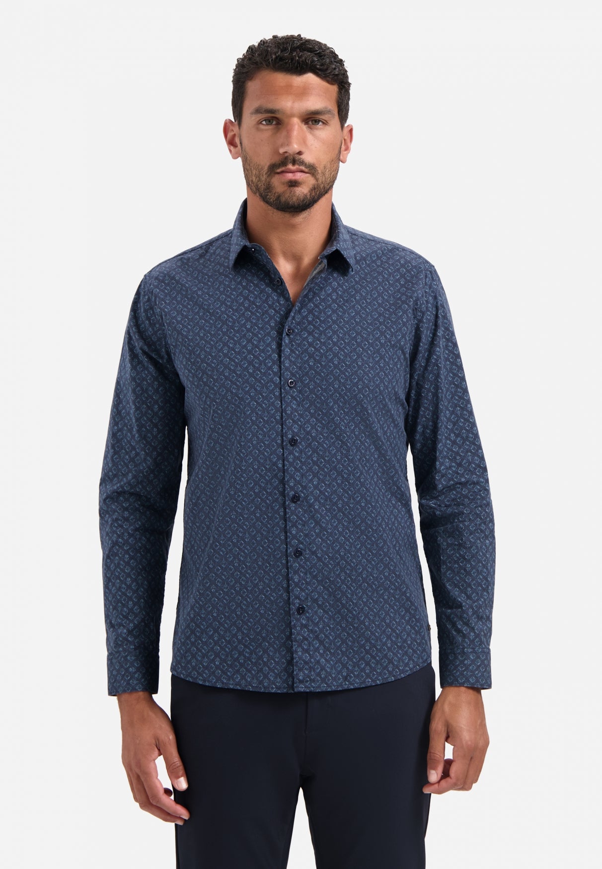 NXS Camisa Manga Larga Estampada No Excess Night