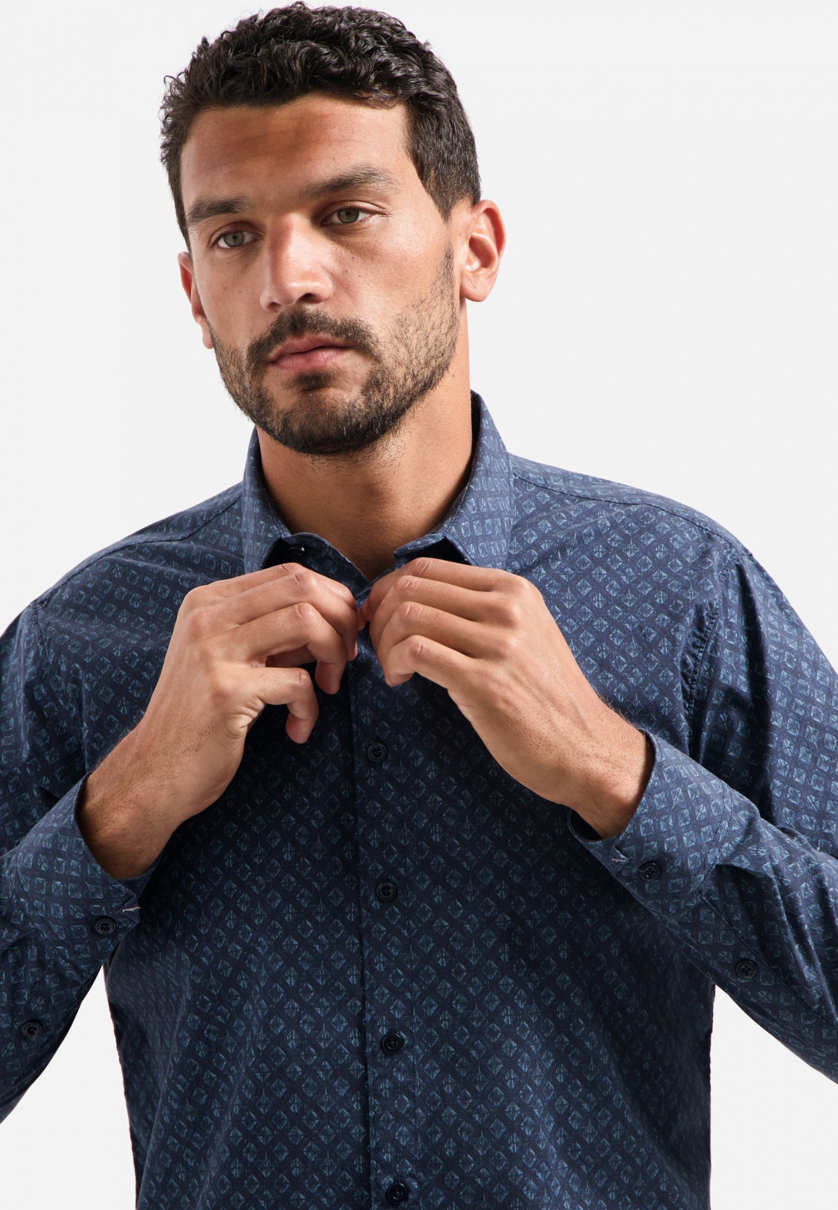 NXS Camisa Manga Larga Estampada No Excess Night