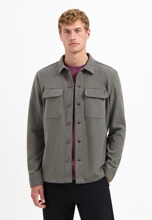 NXS Sobrecamisa Con botones No Excess Dark Clay