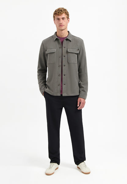 NXS Sobrecamisa Con botones No Excess Dark Clay