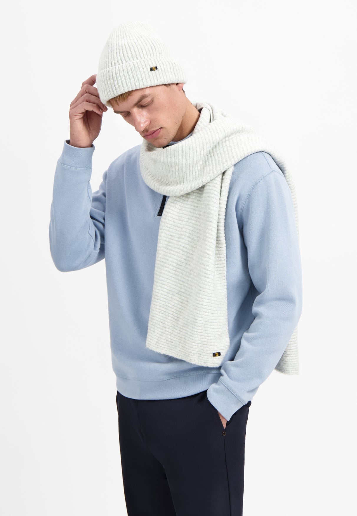 NXS Pack Gorro y Bufanda No Excess Grey Melange