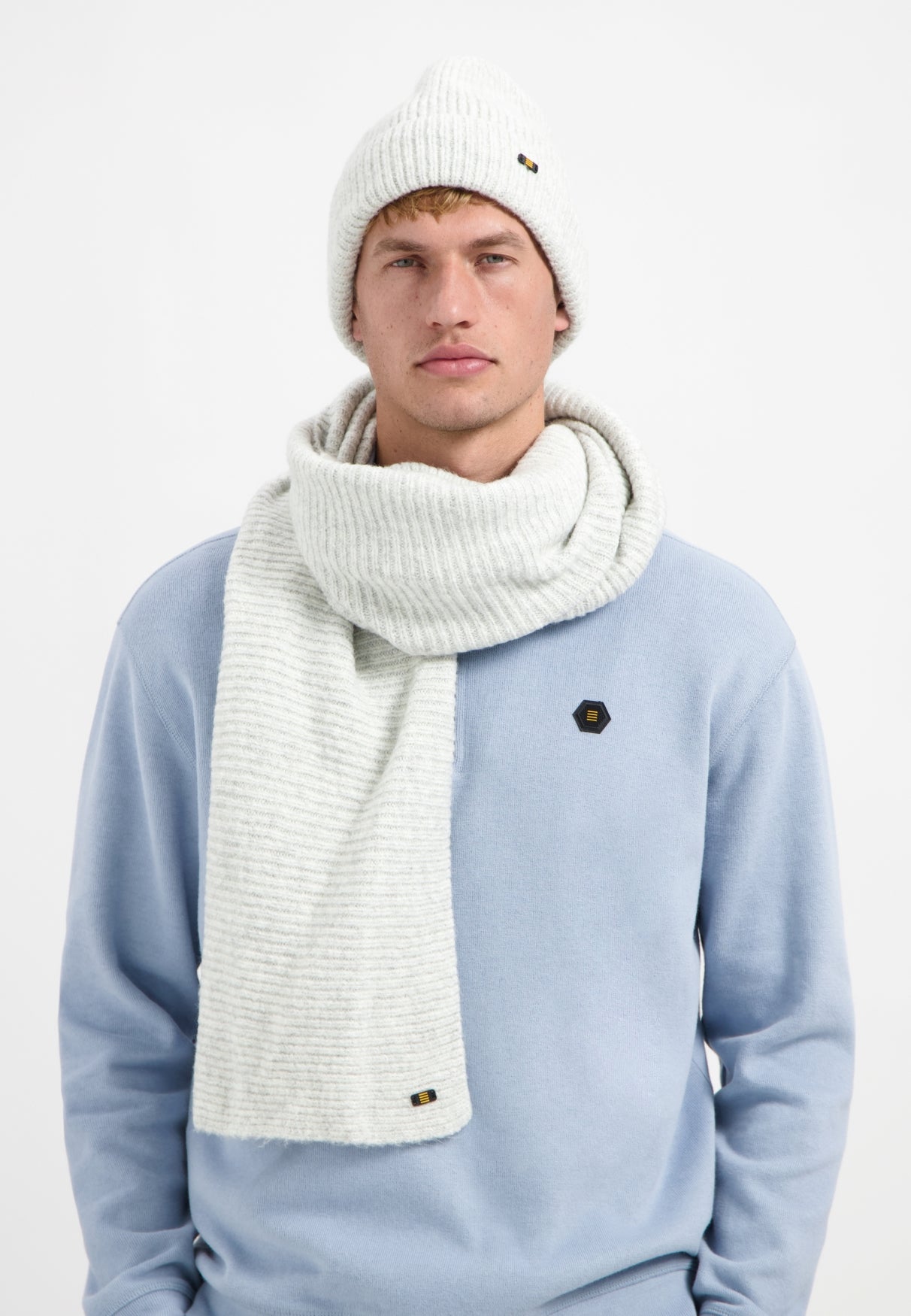 NXS Pack Gorro y Bufanda No Excess Grey Melange