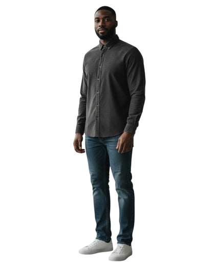Indicode Jeans Camisa Micropana Inryan Black