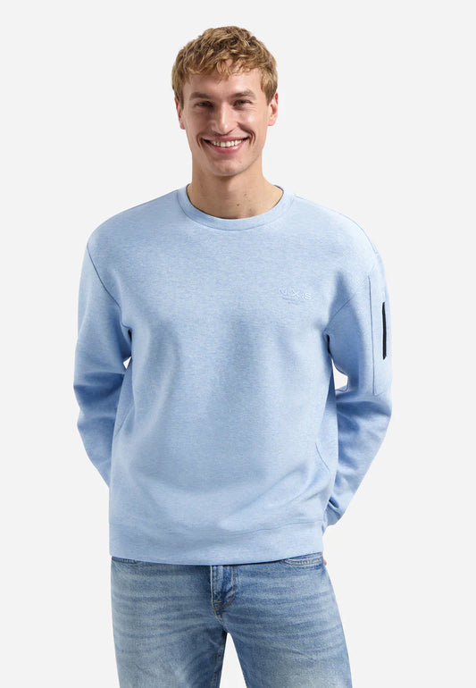 NXS Sweater De Cuello Redondo No Excess Blue