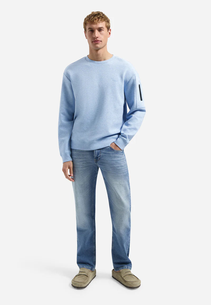 NXS Sweater De Cuello Redondo No Excess Blue