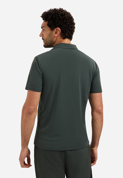 NXS Polo Tecnico Elastico No Excess Dark Steel