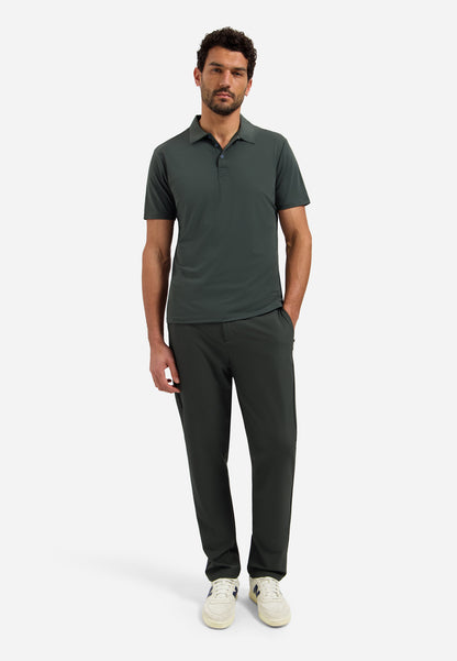 NXS Polo Tecnico Elastico No Excess Dark Steel