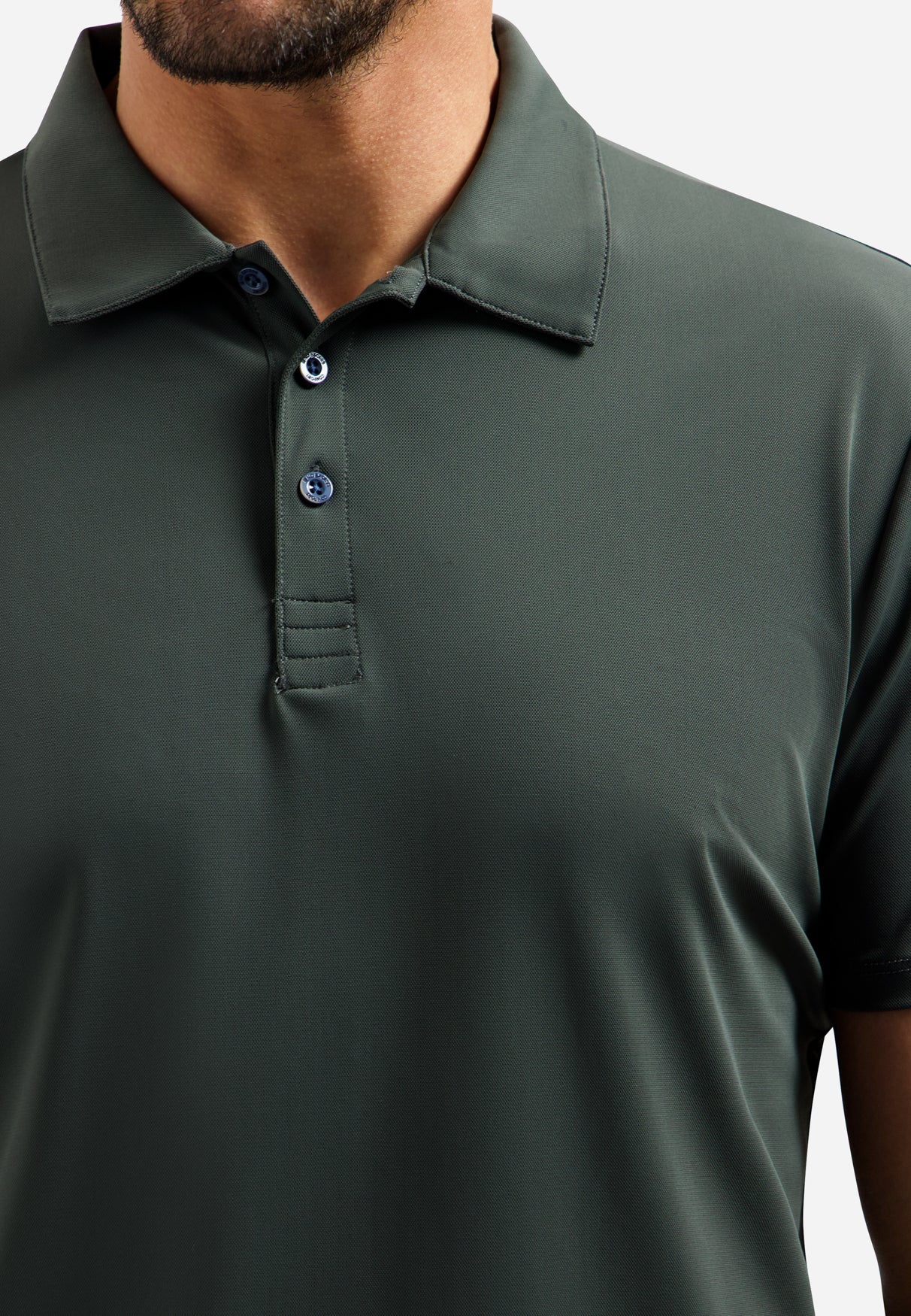 NXS Polo Tecnico Elastico No Excess Dark Steel