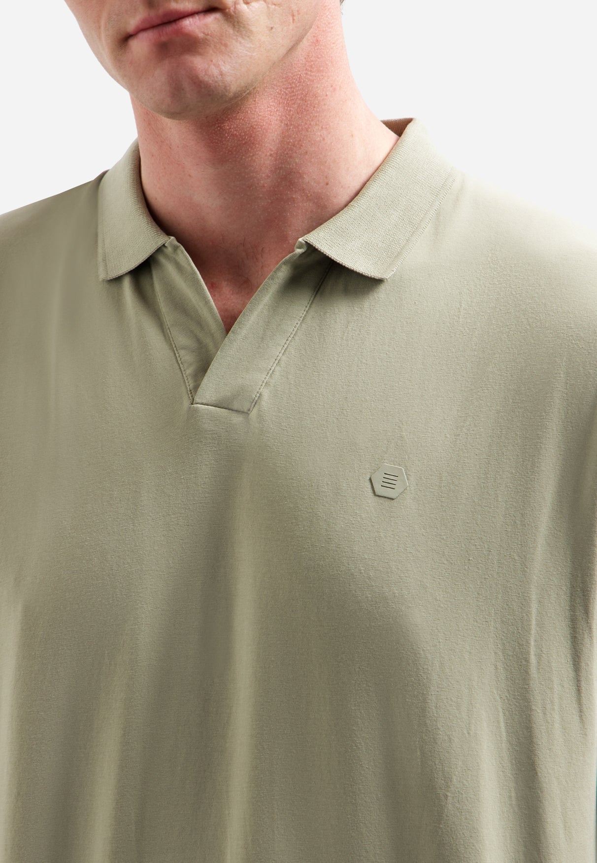 NXS Polo Sin Botones No Excess Taupe