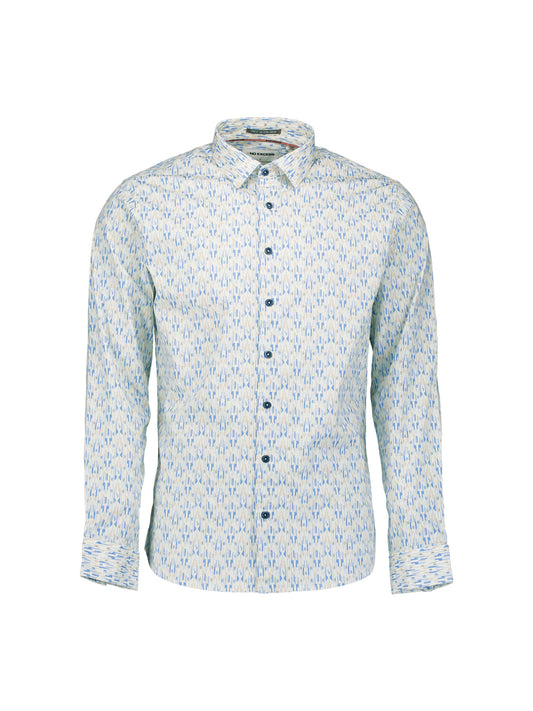 NXS Camisa Manga Larga Estampada No Excess Blue