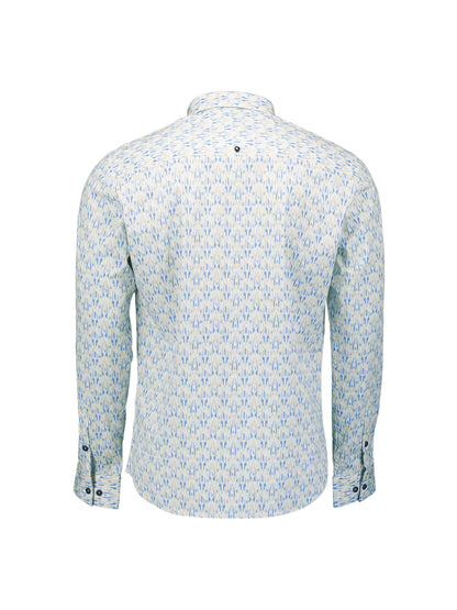 NXS Camisa Manga Larga Estampada No Excess Blue