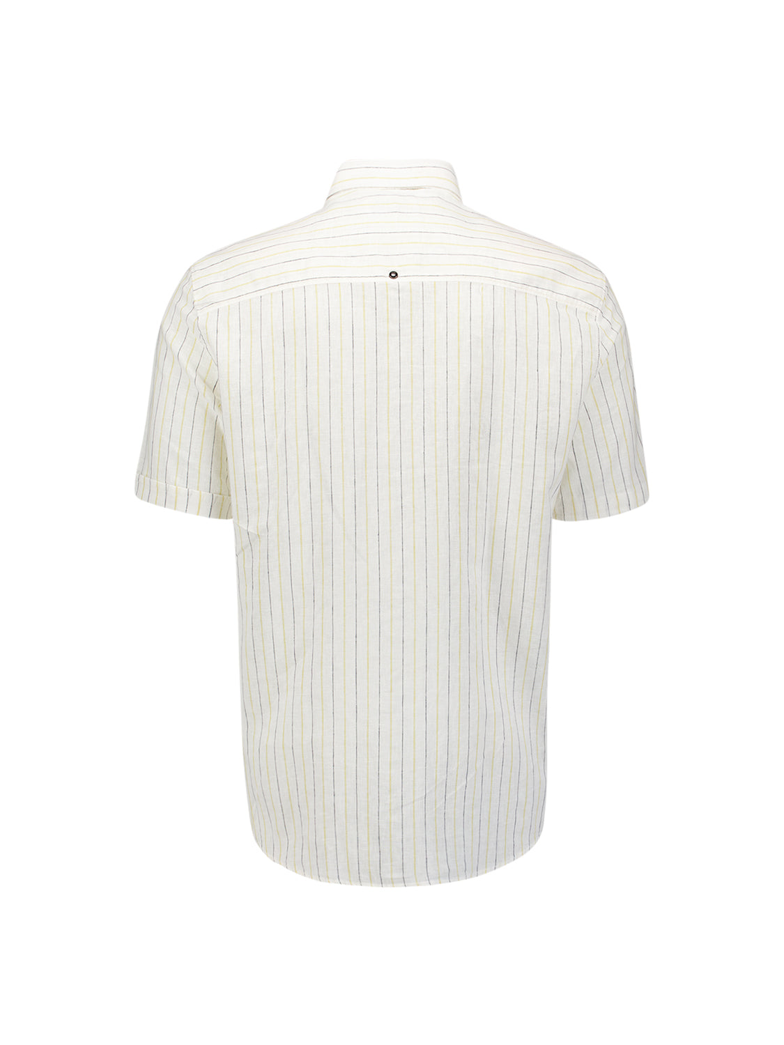 NXS Camisa Manga Corta de Lino Yellow