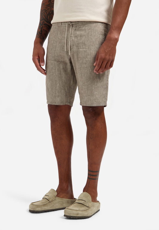 NXS Bermuda de Lino No Excess Taupe