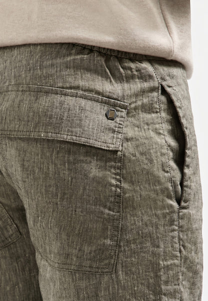 NXS Bermuda de Lino No Excess Taupe