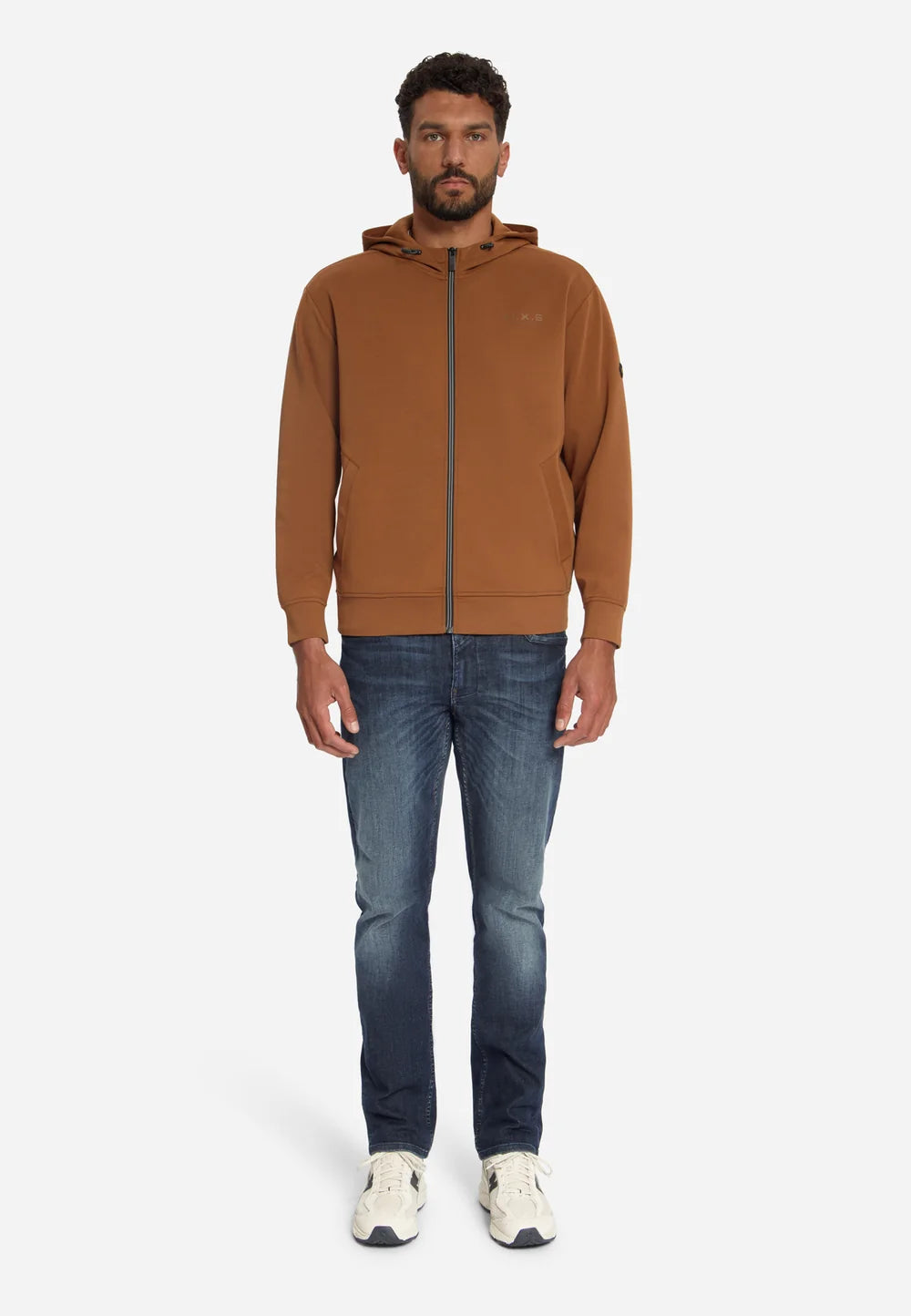 Sudadera Capucha Cremallera | Caramel — No Excess