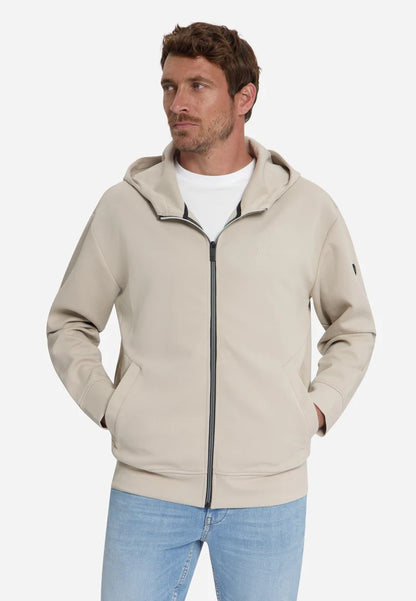 Sudadera Capucha Cremallera | Cement — No Excess