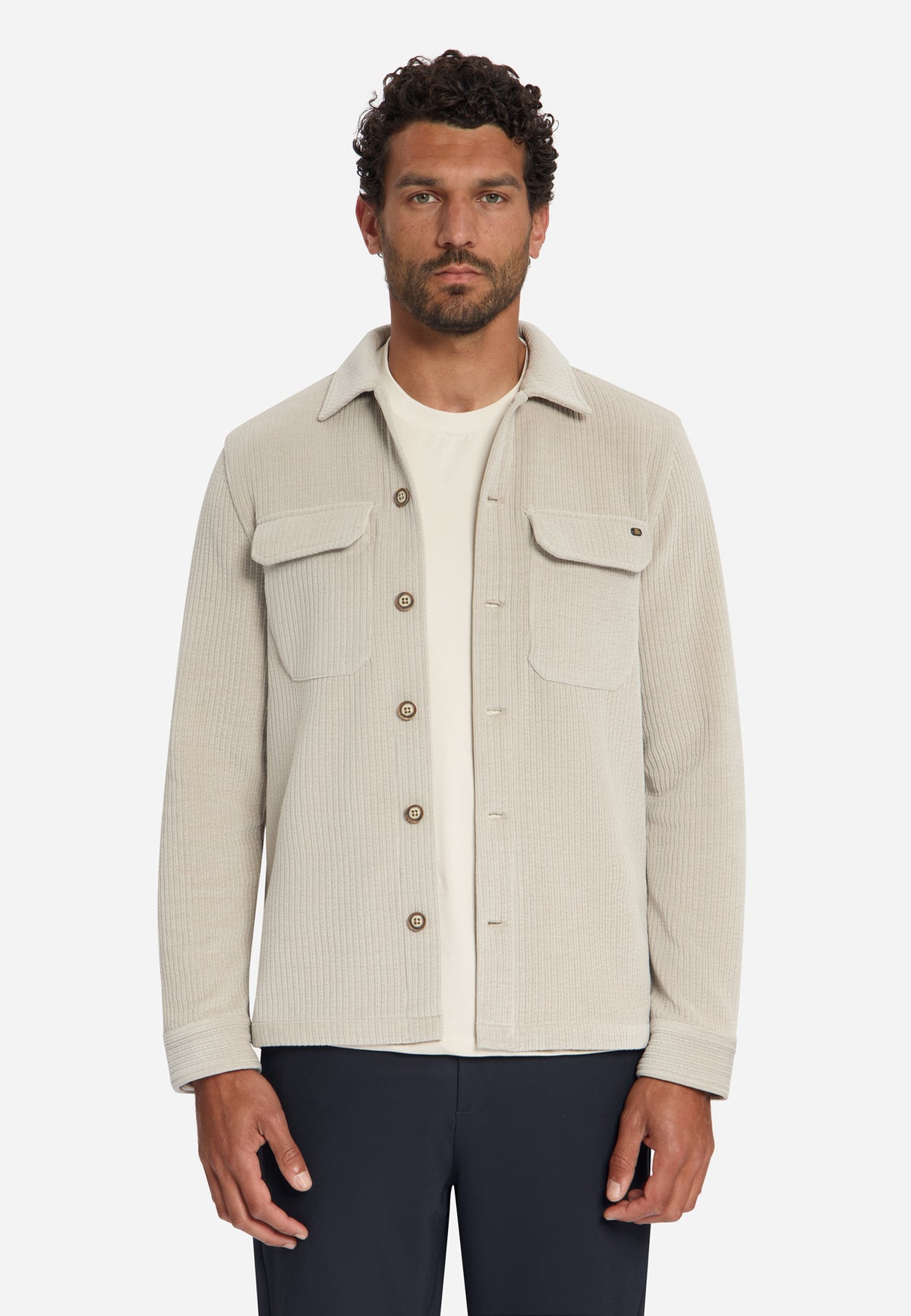 NXS Sobrecamisa Cord Stretch Regular Fit No Excess Cement