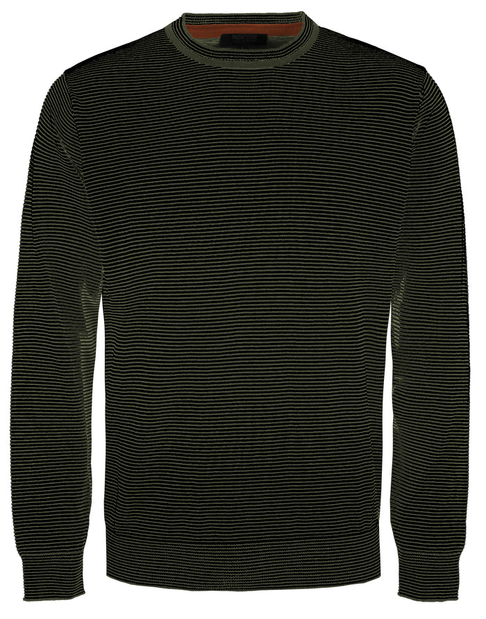 Indicode Jeans Pullover Cuello Redondo Inpinox Army