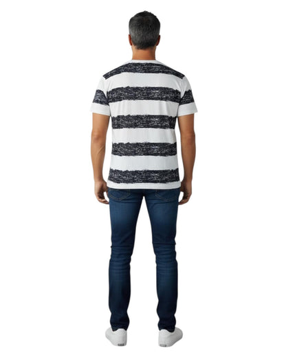 Indicode Jeans Camiseta Cuello Redondo Inpint Sky Captain