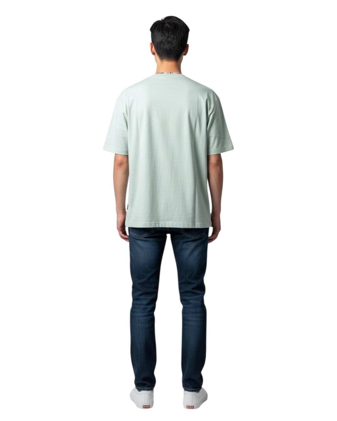 Indicode Jeans Camiseta Cuello Redondo Inkihei Quiet Wave