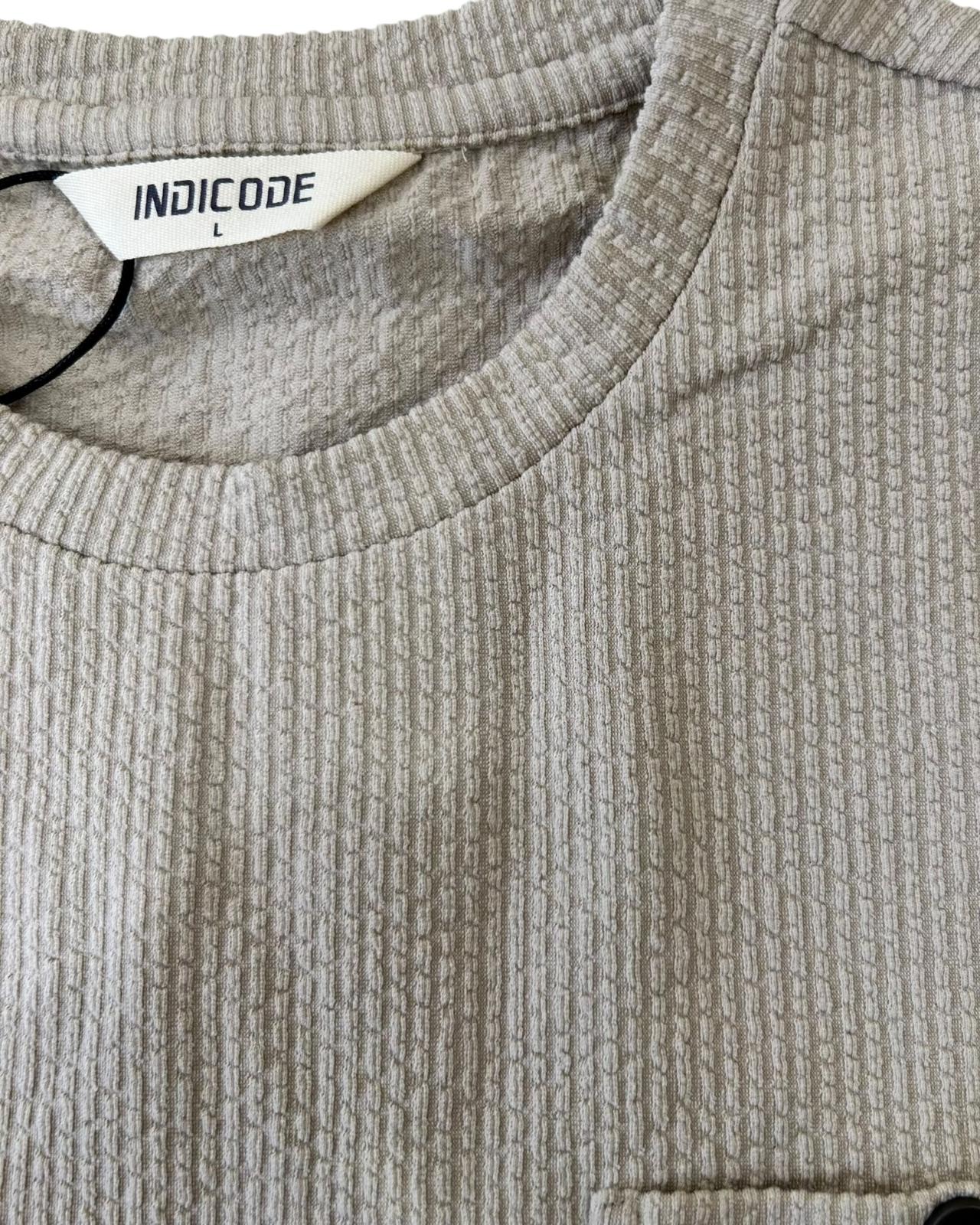 Indicode Jeans Camiseta Cuello Redondo Innova Simply Taupe