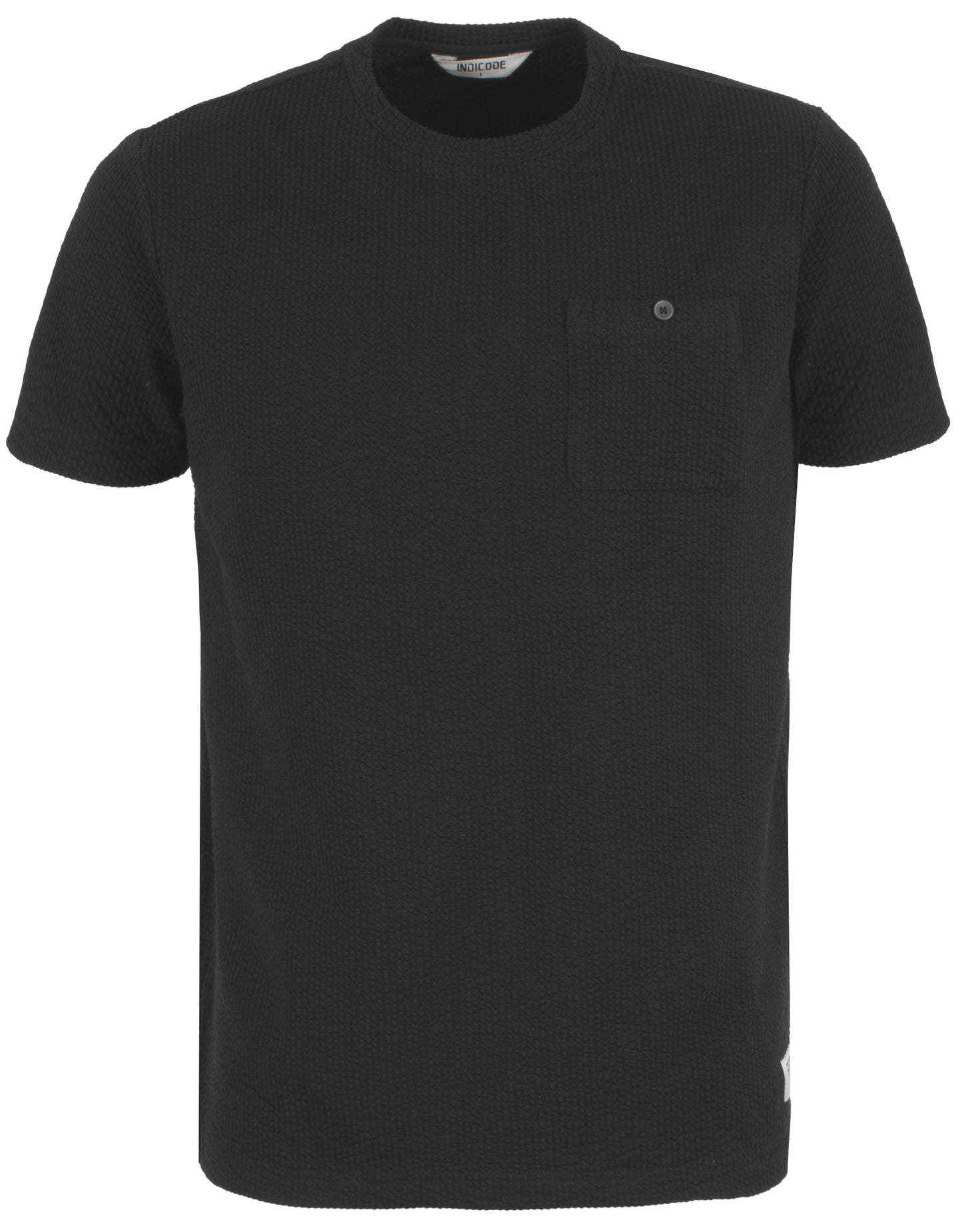 Indicode Jeans Camiseta Cuello Redondo Innova Jet Black