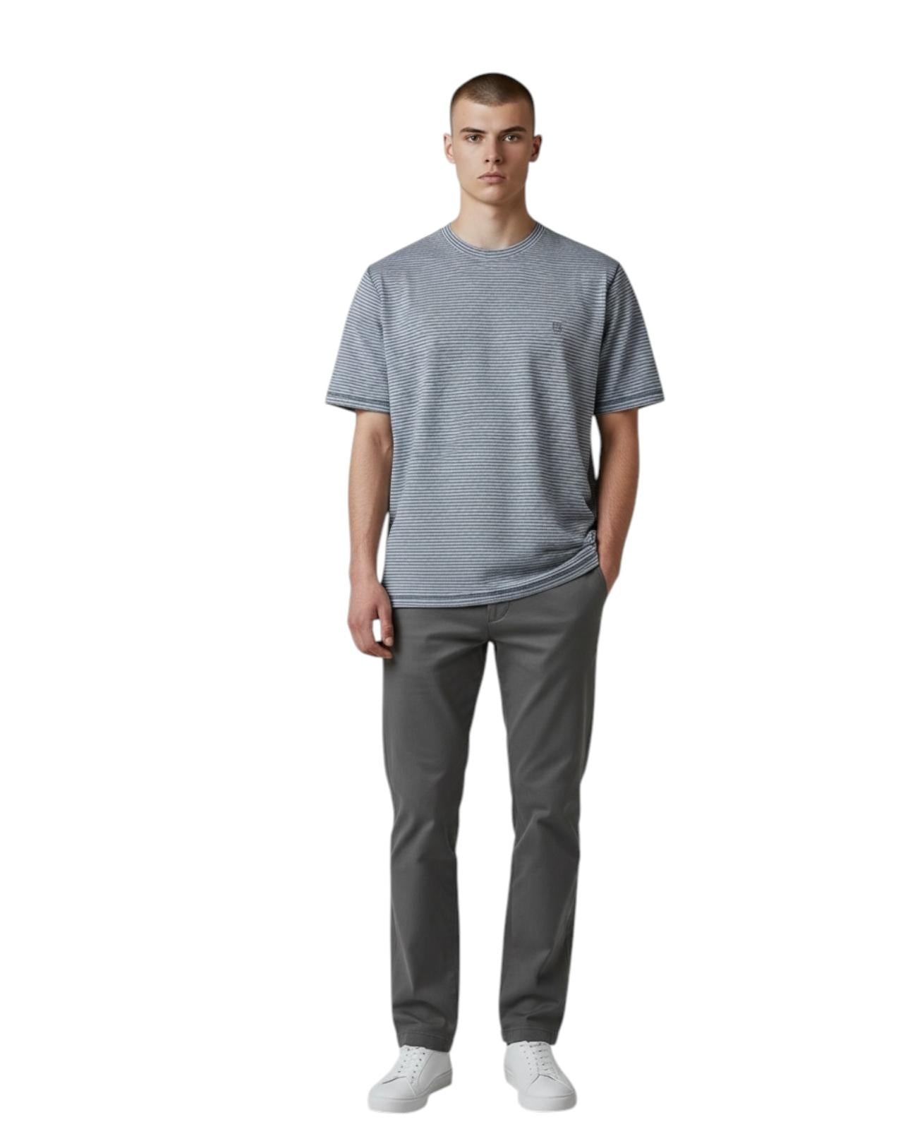 Indicode Jeans Camiseta Cuello Redondo Inmirror Sky Captain