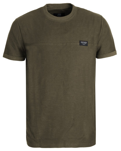 Indicode Jeans Camiseta Cuello Redondo Instiano Dark Olive