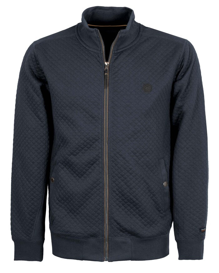 Indicode Jeans Cardigan Cuello Alto Inarton Dark Navy