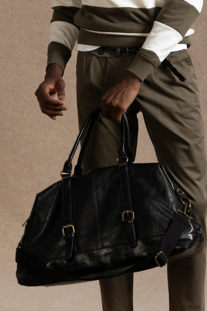 Bolsa de Viaje ALV Efecto Piel Negra