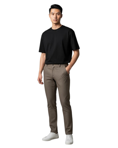 Indicode Jeans Pantalon Chino Elastico Inroedekro Brown