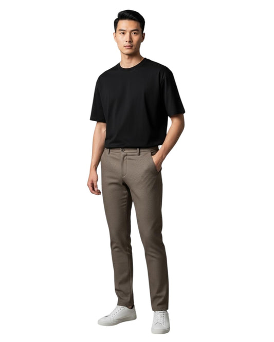 Indicode Jeans Pantalon Chino Elastico Inroedekro Brown