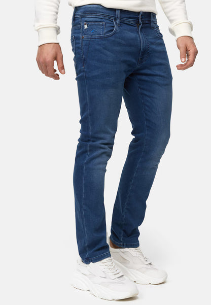 Indicode Jeans Pantalon Vaquero Jogger Incoil Medium Indigo