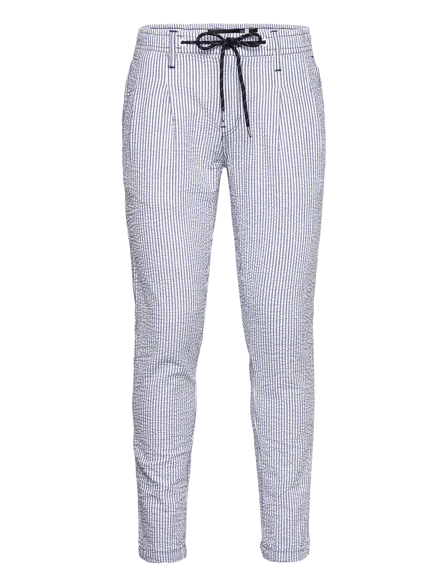 Indicode Jeans Pantalon Chino a Rayas Inalico Navy