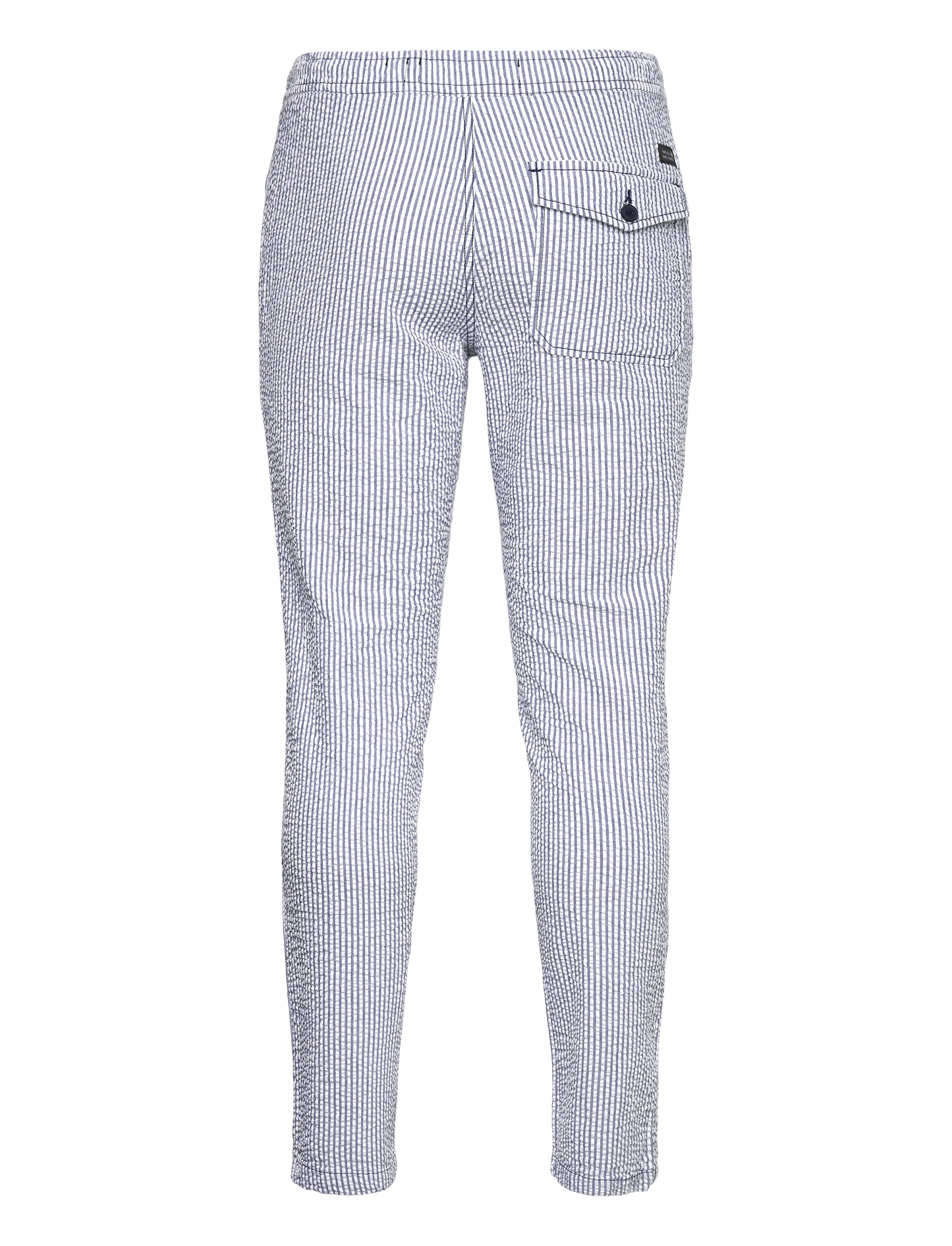 Indicode Jeans Pantalon Chino a Rayas Inalico Navy