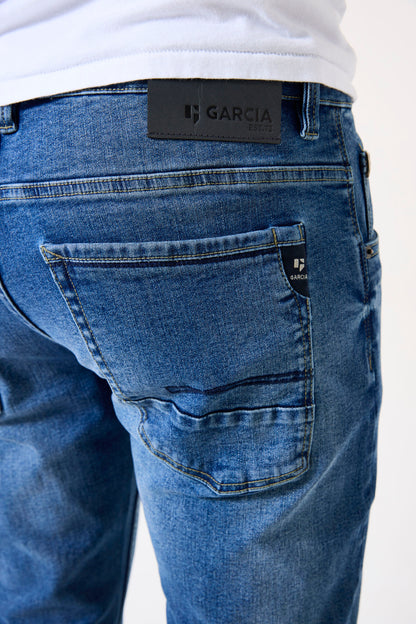 Garcia Jeans Pantalon Vaquero Straight Sostenible Russo Medium Used